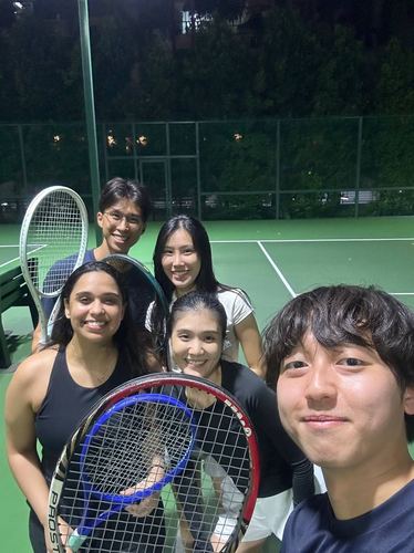 Tanvi's tennis lesson at Lion Tennis Academy